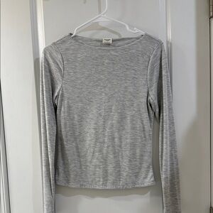 Abercrombie Long Sleeve Tee grey